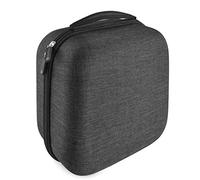 Geekria Shield Custodia per cuffie di grandi dimensioni over-ear, borsa da viaggio di ricambio rigida con custodia per cavi, compatibile con Denon AHD9200, Sony MDR-Z1R (grigio scuro)