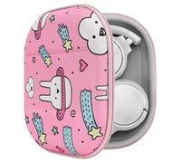 GEEKRIA Shield - Custodia per cuffie on-ear compatibile con JBL Tune 510BT, Tune 660NC, Tune 560BT, Tune 500BT, custodia rigida di ricambio da viaggio con vano cavi (rosa)