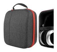 Geekria Shield - Custodia per cuffie over-ear di grandi dimensioni, custodia di ricambio rigida da viaggio, compatibile con cuffie HiFiMAN Sundara-C, Grado (grigio scuro)