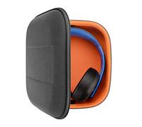 Geekria Shield custodia per gaming headset per cuffie grandi over-ear, borsa da viaggio rigida di ricambio con spazio per cavi, compatibile con Sony INZONE H9, SHURE SRH840 e altro (Grigio)