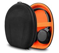 Geekria Shield - Custodia protettiva per cuffie compatibile con JVC HA-S20BT, HA-S23W, HA-S35BTB, HA-S65BNB, HAS38BT, custodia protettiva da viaggio con vano per cavi, colore nero