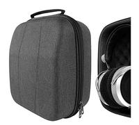 Geekria Shield - Custodia protettiva per cuffie over-ear di grandi dimensioni, custodia rigida da viaggio con vano per cavi, compatibile con cuffie HiFiMAN HE 6se, HE 1000 (grigio scuro)