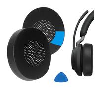 Geekria Sport Cooling-Gel Cuscinetti di ricambio per cuffie Jabra Evolve2 65 UC, Evolve2 65 MS, Evolve2 40 UC, Evolve2 40 MS, Elite 45h, pezzi di ricambio (nero)