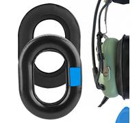 Geekria Sport Cuscinetti Insonorizzanti con Gel di Raffreddamento di Ricambio per David Clark H10-60/ H10-20/ H10-13.4/ H10-76/ H10-30/ H10-13S Cuffie A Norme, Pad Auricolari (Nero)