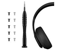 Geekria Strumento di riparazione di ricambio per fascia con 10 viti + kit di cacciaviti, strumento di fissaggio compatibile con cuffie Beats Studio 3.0, Studio 2.0, Studio 1.0 (nero)