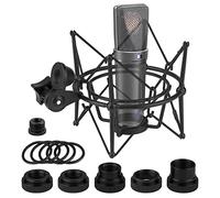 Geekria Supporto antiurto per microfoni Compatible con Neumann U87, TLM193, TLM127, M149, TLM102, TLM103, TLM107, antivibrazione
