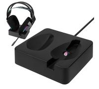 Geekria Supporto di ricarica per Logitech G733 Lightspeed Wireless Gaming Headset, dock magnetico in resina stampata 3D, base per headset (Nero)