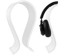 Geekria Supporto per cuffie in acrilico Omega per cuffie over-ear, supporto per headset gaming, appendiabiti da scrivania compatibile con Sony WH-1000XM6, AKG, Sennheiser, Jabra, Studio, B&o (Frosted)