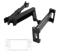 GEEKRIA supporto regolabile per poggiatesta auto compatibile con Nintendo Switch, Switch OLED, Switch Lite - supporto universale per sedile posteriore