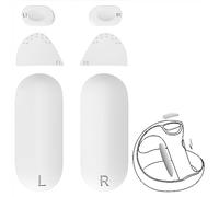 Geekria Tappetino in Silicone Antiscivolo Compatibile con PSVR 2, Cover per Impugnature per PlayStation VR2, Adesivo Protettivo per Impugnatura del Controller, Kit di Protezione per Pulsanti (Bianco)