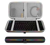 Geekria Tenkeyless TKL Custodia per tastiera da viaggio con guscio rigido per tastiera meccanica da gioco per computer 80% 87 tasti,compatibile con Logitech G Pro,Razer Huntsman Tournament Edition TKL