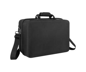 Geekria UltraShell Case for PS5 Console Dual Controller, Replacement Protective Hard Shell Travel Carrying Case with Room for PlayStation 5 Games, Gaming Headset, Accessories (Black)