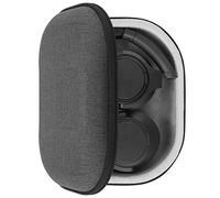 GEEKRIA UltraShell Headphones Case Compatible with Audio-Technica ATH-SR50BT, ATH-SR30BT, ATH-ANC900BT Case, Replacement Hard Shell Travel Carrying Bag with Cable Storage (Dark Grey)