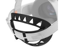 Geekria VR Head Strap Pad compatibile con Vision Pro/Meta Q3/Q2, cuscino di ricambio in TPU, staffa per la parte posteriore della testa, accessori da gioco leggeri e antiscivolo (nero)