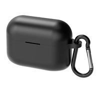 GeekriaCustodia in Silicone Compatibilecon Auricolari Sony LinkBudsS True Wireless,Cover in Pelle per Cuffie,Custodia Protettiva da Trasporto con Gancio Portachiavi,Porta di Ricarica Accessibile(Nero)