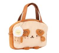 GeekShare Borsa di Peluche Toast con Tracolla, Borsa a Tracolla per Cartone Animato Compatibile con Switch/OLED e Altri Piccoli Accessori