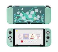 GeekShare Cover protettiva per Switch OLED, cover protettiva rigida, morbida, compatibile con Switch OLED e - Lily of the Valley
