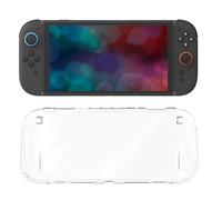 GeekShare Custodia trasparente compatibile con Switch 2, custodia protettiva in TPU per console Switch 2025 e maniglie JC