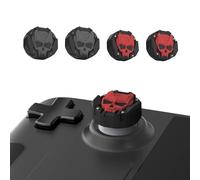 GeekShare Halloween Cover per Pollice e Teschio in Silicone Morbido per Joystick Steam Deck, Set Cover Joystick Compatibili con Steam Deck - 4 Pezzi