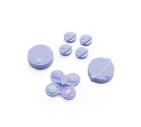 GeekShare Set di tappi per pulsanti a croce D-Pad compatibili con Switch 2, tasti ABXY adesivi per Switch 2, motivo: pianeta viola