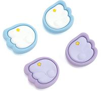 GeekShare Simpatici tappi per impugnatura per pollice Joycon in silicone, cover per joystick compatibili con Nintendo Switch/OLED/Switch Lite, 4PCS - Little Wings