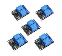 Geekstory 5 PZ 2 Canali 5 V Modulo Relè 10A con Optocoupler Basso Livello Trigger Scheda di Espansione per Arduino R3 MEGA 2560 1280 DSP BRACCIO PIC AVR DSP Electronic STM32 Raspberry Pi