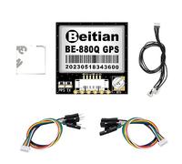 Geekstory BE-880Q Modulo GPS con Flash QMC5883L Bussola Antenna GPS Livello TTL 38400bps per Arduino Raspberry Pi Aircraft Pixhawk APM Controller di volo