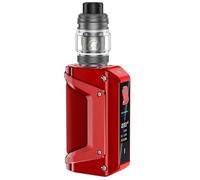 Geek'Vape Aegis Legend 3 Mod Kit 200W Aegis L200 Kit, schermo a colori TFT da 0.96 pollici, scatola L200 Vape 200W MOD 5.5ml Z Fli Sub Ohm Tank fit Z coil No Nicotine (Red)