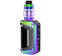 Geek'Vape Aegis Legend 3 Mod Kit 200W Aegis L200 Kit, schermo a colori TFT da 0.96 pollici, scatola L200 Vape 200W MOD 5.5ml Z Fli Sub Ohm Tank fit Z coil (Rainbow)