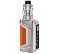 Geek'Vape Aegis Legend 3 Mod Kit 200W Aegis L200 Kit, schermo a colori TFT da 0.96 pollici, scatola L200 Vape 200W MOD 5.5ml Z Fli Sub Ohm Tank fit Z coil (Titanium Gray)