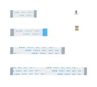 Geekworm FFC Cable Set 16 Pin 0,5 mm Pitch for Raspberry Pi 5 PCIe to NVMe SSD Shield (30 mm/50 mm/80 mm)