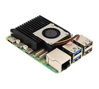 Geekworm H505 Active Cooler Fan for Raspberry Pi 5, Aluminum Heatsink with Blower PWM Fan