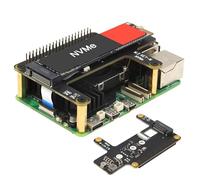 Geekworm X1015 PCIe to M.2 NVMe SSD Shield Support Hailo-8 AI Acceleratore per Raspberry Pi 5