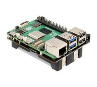 Geekworm X1205 5V UPS HAT Shield for Raspberry Pi 5|Max 5.1V 6A Output|Wide 9-18V Input|Auto Power On|Safe Shutdown |Power Loss Detection Function
