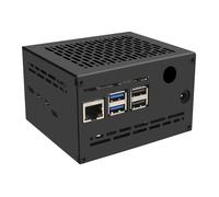 Geekworm X1206-C1 Custodia in metallo per Raspberry Pi 5 X1206 UPS Shield