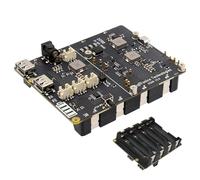Geekworm X1206 V2.0 UPS for Raspberry Pi 5, 5V 5A Output, 4-Cell BAT Holder