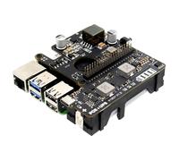 Geekworm X1207 2-in-1 PoE+ & UPS HAT for Raspberry Pi 5, Max 5.1V 5A Output, Support Safe Shutdown & Auto Power On