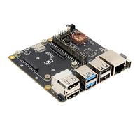 Geekworm X1500 CM5 IO Carrier Board for Raspberry Pi Compute Module 5 Support Dual M.2 NVMe SSD|1GbE Ethernet Port