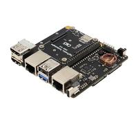 Geekworm X1501 CM5 IO Carrier Board for Raspberry Pi Compute Module 5 Support Dual M.2 NVMe SSD|1GbE+2.5GbE Ethernet porte