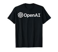 Geeky OpenAI Programmatore di Computer di intelligenza Artificiale Maglietta con Stampa Grafica Economica
