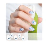 Geeli Nails, Geeli House Nails, 20 Pieces Geeli Nails Kit, Semi Cured Gel Nail Strips Nude, Glitter, Waterproof And Long Lasting Gel Patch (009)