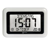 Orologio Calendario - Geemarc Viso10 con Impostazione Automatica dell'Ora e Caratteri Grandi - Per Persone Affette da Alzheimer - Funzionamento a Batteria - Senza Retroilluminazione - Versione IT