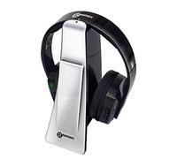 Geemarc CL7400 - Cuffie digitali e ascoltatore TV wireless per TV, PC, audio/Hi-Fi, colore argento, versione Regno Unito, nero e argento