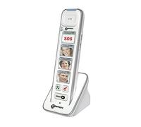 Geemarc Photodect 295 - Microtelefono Aggiuntivo con Tasti Foto Personalizzabili per la Gamma Amplidect 295 - Base Principale Necessaria - Perdita Uditiva da Bassa a Media - Versione IT