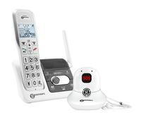Geemarc, Telefono cordless AmpliDect 595 SOS Pro con ciondolo SOS e segreteria