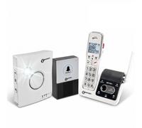Geemarc, Telefono Cordless per Anziani con Campanello Interfono e Avvisatore