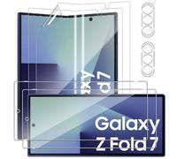 GEEMEE 2+2+2 Pezzi per Samsung Galaxy Z Fold 7 protettivo + Back Pellicola + Fotocamera Pellicola, 9H HD Clear + TPU Anti Graffio