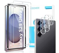 GEEMEE 2+2 Pezzi Pellicola Vetro Temperato per Samsung Galaxy S25 Ultra 5G, Pellicola Protettiva+Pellicola Fotocamera, Durezza 9H Anti Graffi Anti-Impronte Protettiva Protezione Schermo Protector