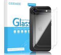 GEEMEE Back Pellicola Vetro Posteriore per iPhone 17 Air/iPhone Air 2025, 2 Pack Durezza 9H Copertura Completa Protezione Schermo Vetro Temperato Anti Graffi Protector - Transparente