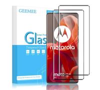 GEEMEE Pellicola protettiva per schermo per Motorola Moto G85 5G/Edge 50 Fusion 5G, confezione da 2 pellicole protettive in vetro temperato con durezza 9H, pellicola protettiva in vetro temperato